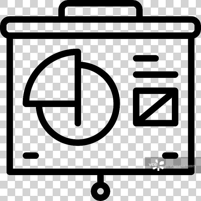 饼图演示图标图片素材