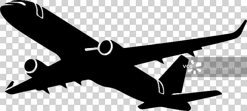 飞机轮廓图片素材