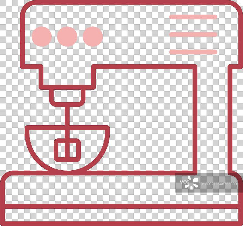 电动搅拌机线条填充图标图片素材