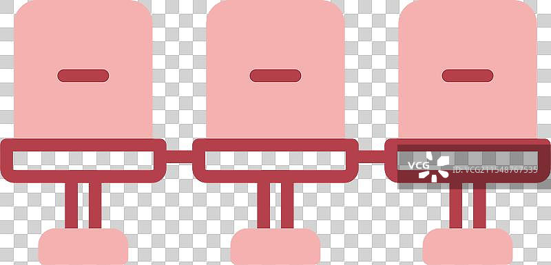 体育场座位排填充图标图片素材