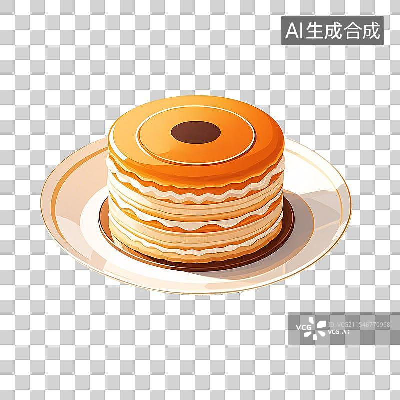 【AI数字艺术】小吃糕点元素图片素材