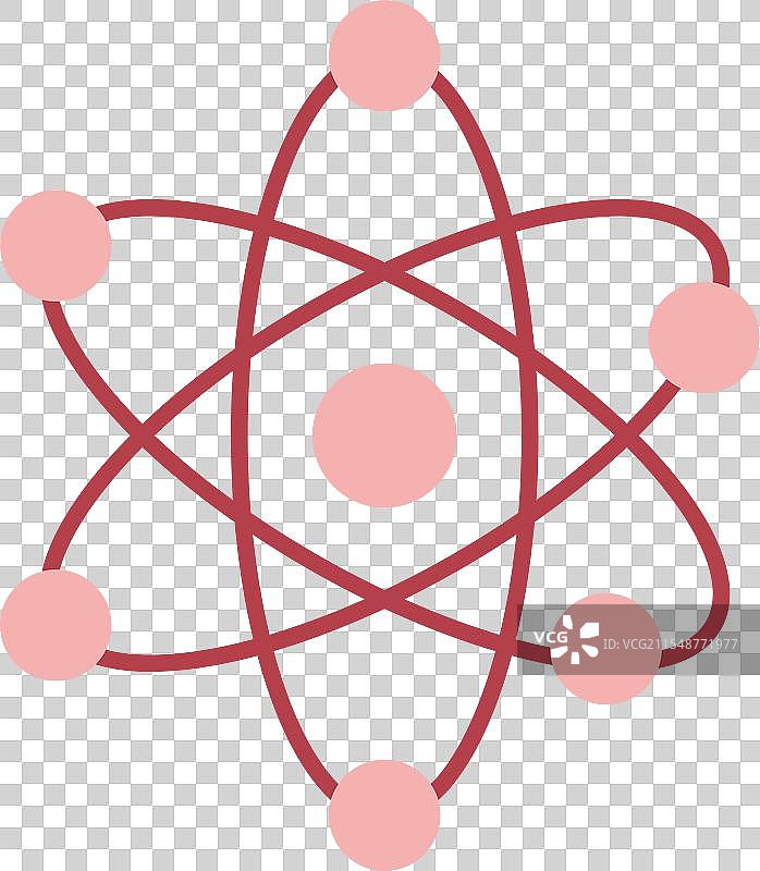 科学线条填充图标图片素材