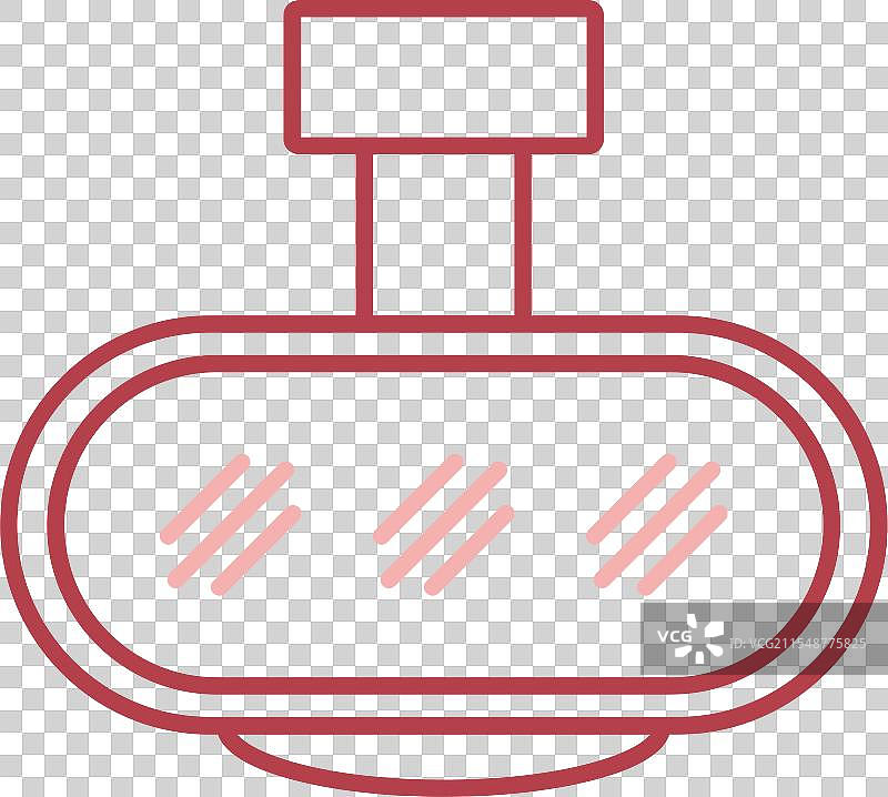 后视镜线填充图标图片素材