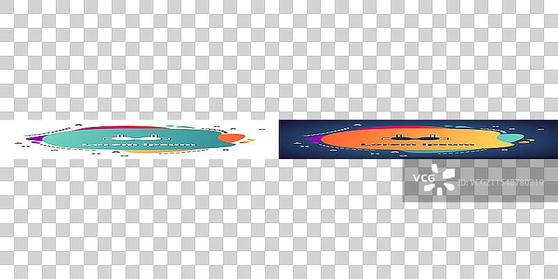 白色文胸图标，背景为白色和蓝色图片素材