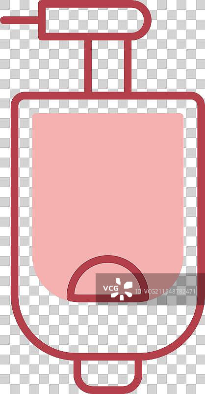 小便池排队填充图标图片素材