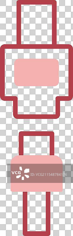 安全带线条填充图标图片素材