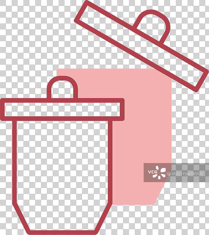 坩埚线填充图标图片素材