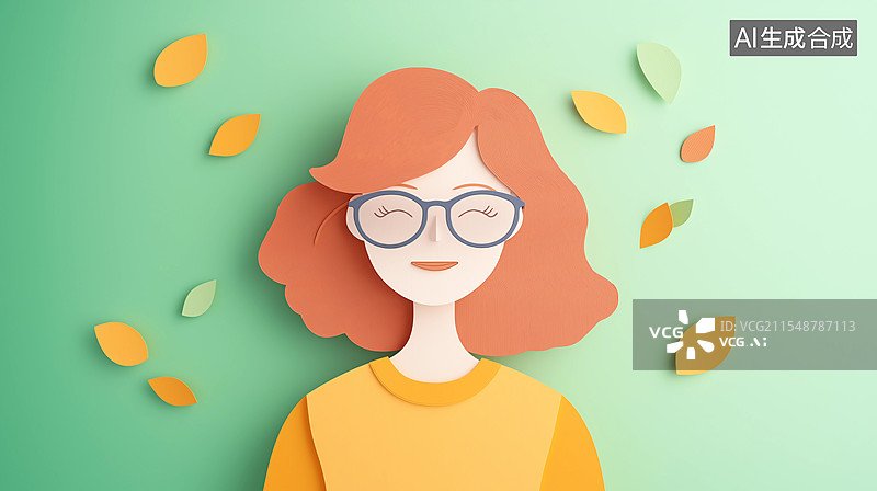 【AI数字艺术】妇女节主题3D剪纸艺术海报——职业女性形象图片素材