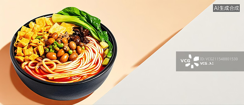 【AI数字艺术】手绘插画螺蛳粉海报设计模板背景图片素材