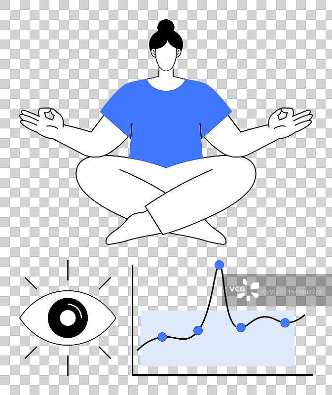 平衡正念与分析的艺术图片素材