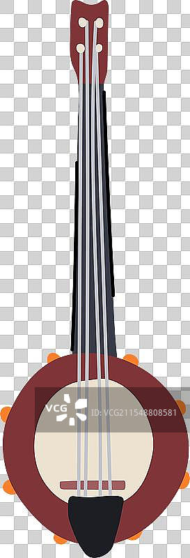 旋律班卓琴卡通图片素材