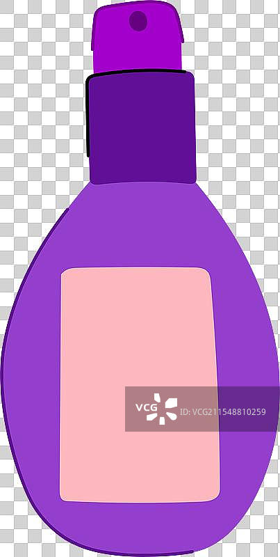 卡通发光护发精华图片素材