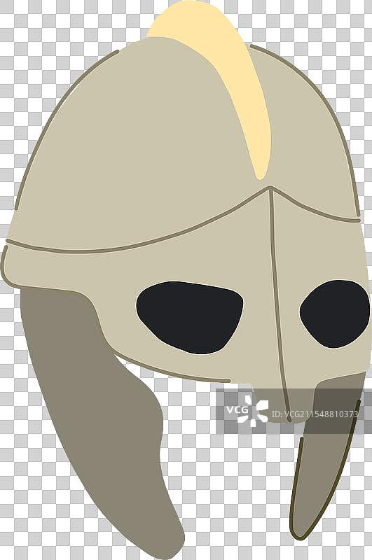 卡通骑士头盔与盾牌图片素材