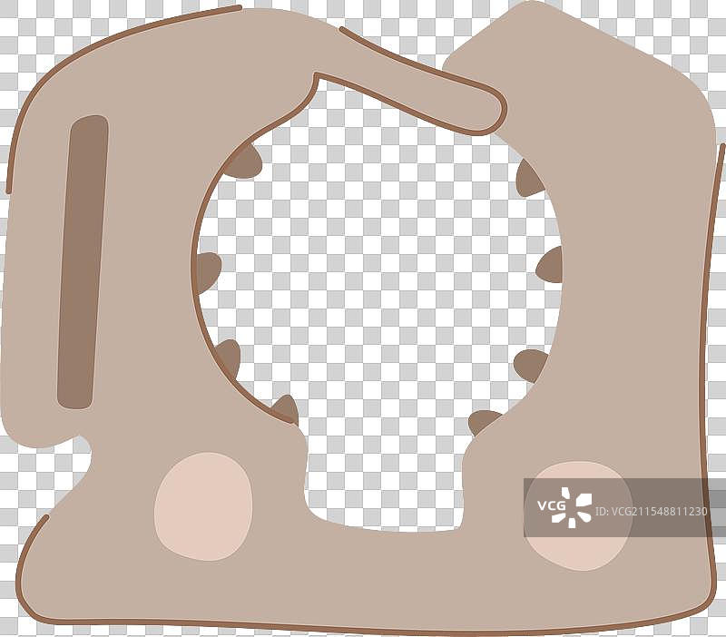 灵活的管夹卡通图案图片素材