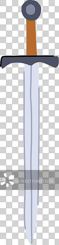 中世纪剑士卡通人物图片素材