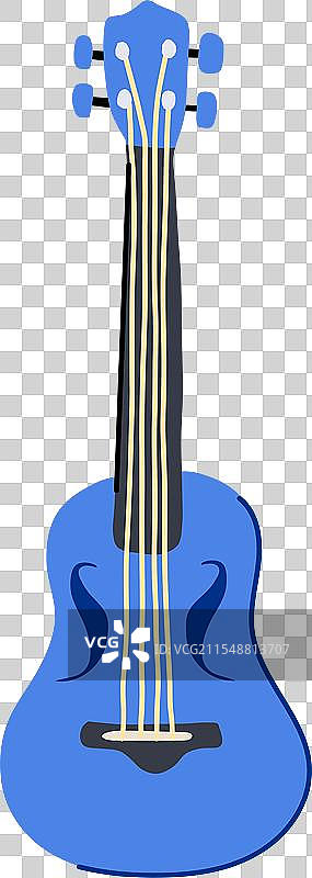 夏威夷乌克丽丽卡通图案图片素材