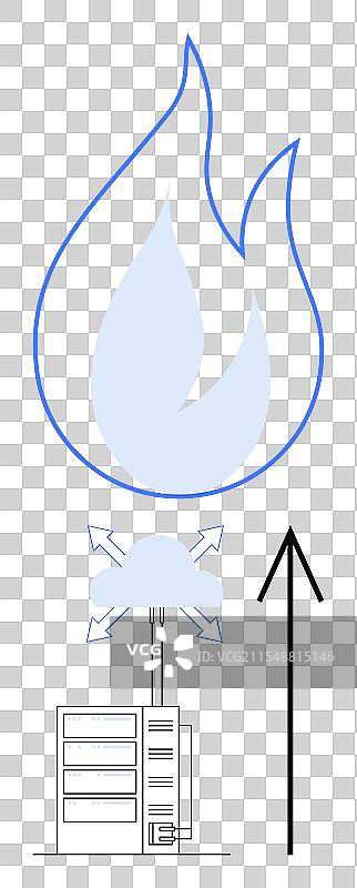 数据的云备份和灾难恢复图片素材