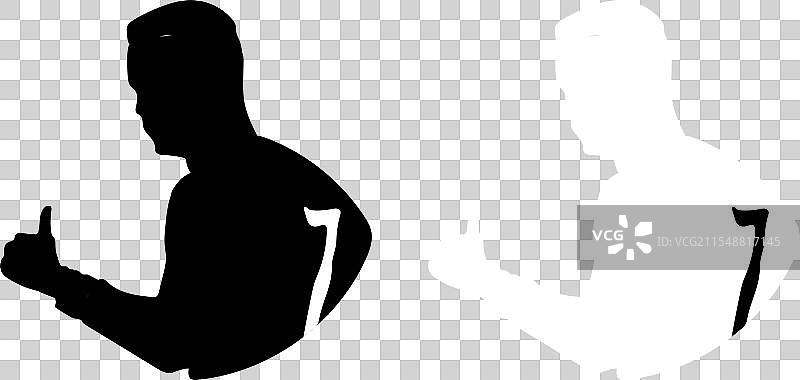 克里斯蒂亚诺·罗纳尔多线条艺术剪影图片素材