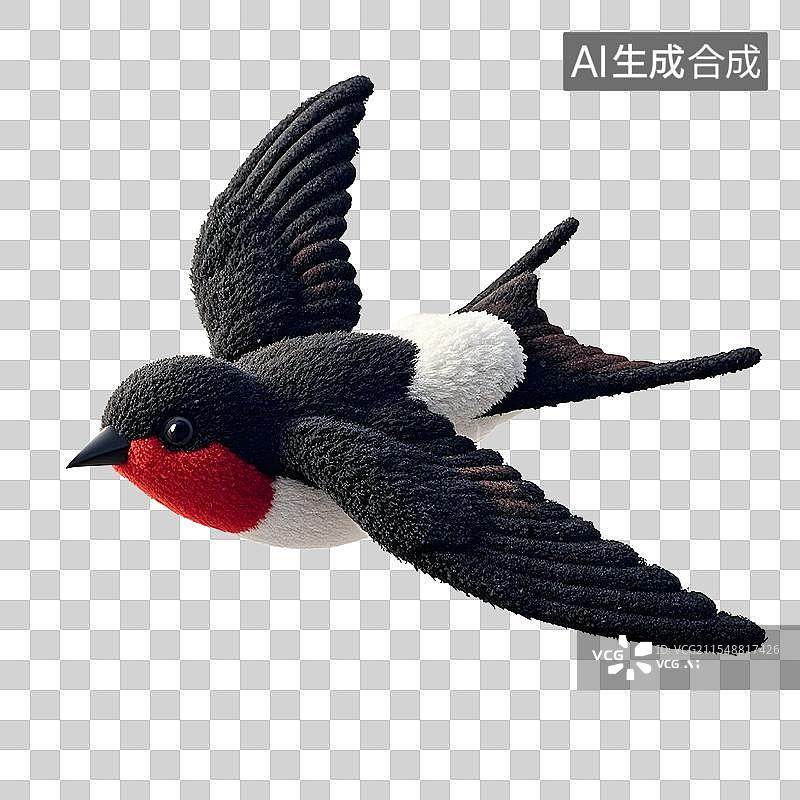 【AI数字艺术】3D燕子设计素材图片素材