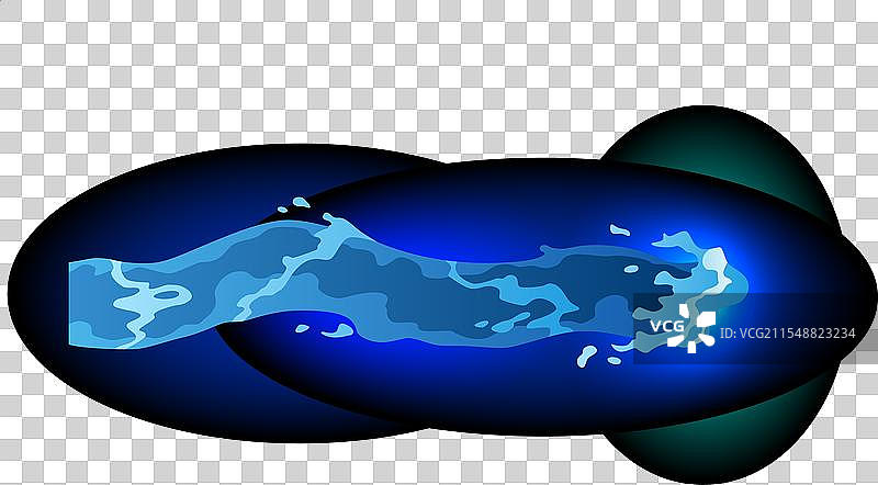 卡通激光枪光束外星人战斗武器射线图片素材