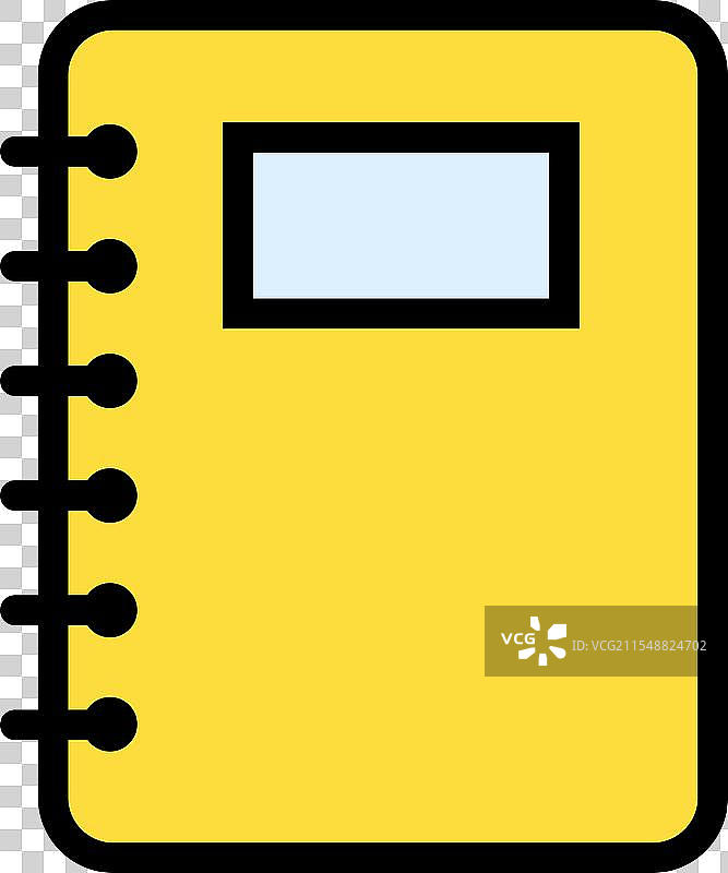 螺旋笔记本图标，纸张空白页符号，笔记图片素材