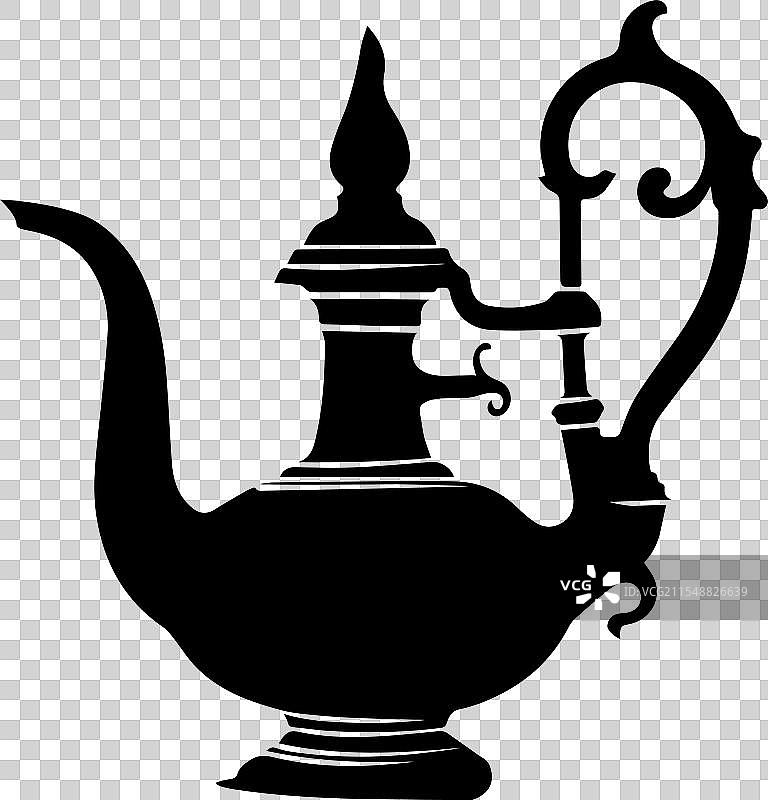 阿拉伯菜肴 - 咖啡壶壶具 دلة图片素材