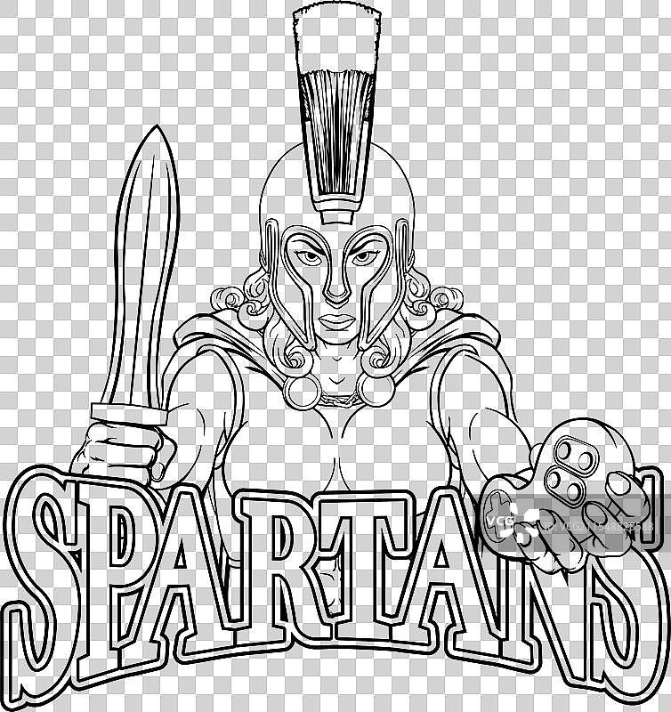 斯巴达特洛伊角斗士游戏战士女性图片素材