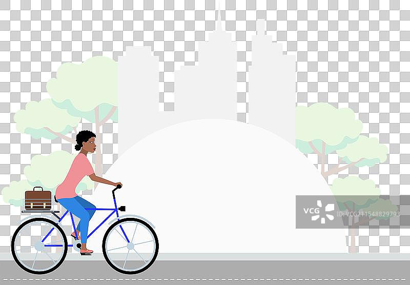 非洲裔美国女性在一个国家和种族的背景下图片素材