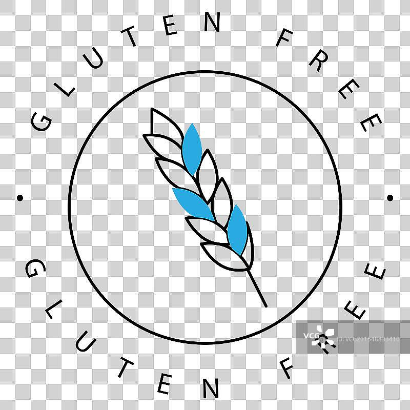 生态无麸质绿色图标设计图片素材