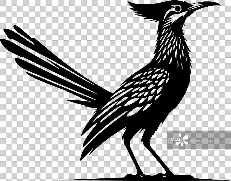 公路跑者的剪影画作图片素材