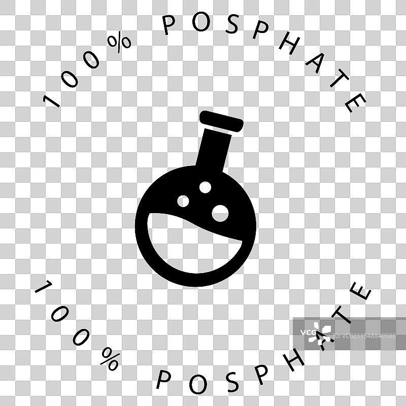 科学化学图标磷酸盐分析设计图片素材