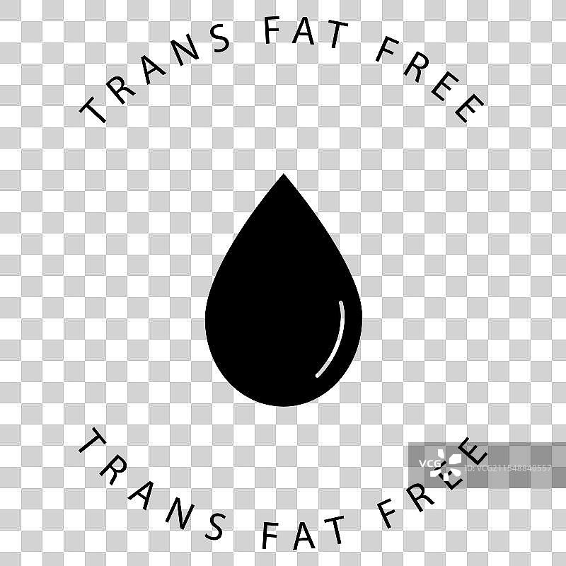 减少反式脂肪以获得健康益处的图标设计图片素材