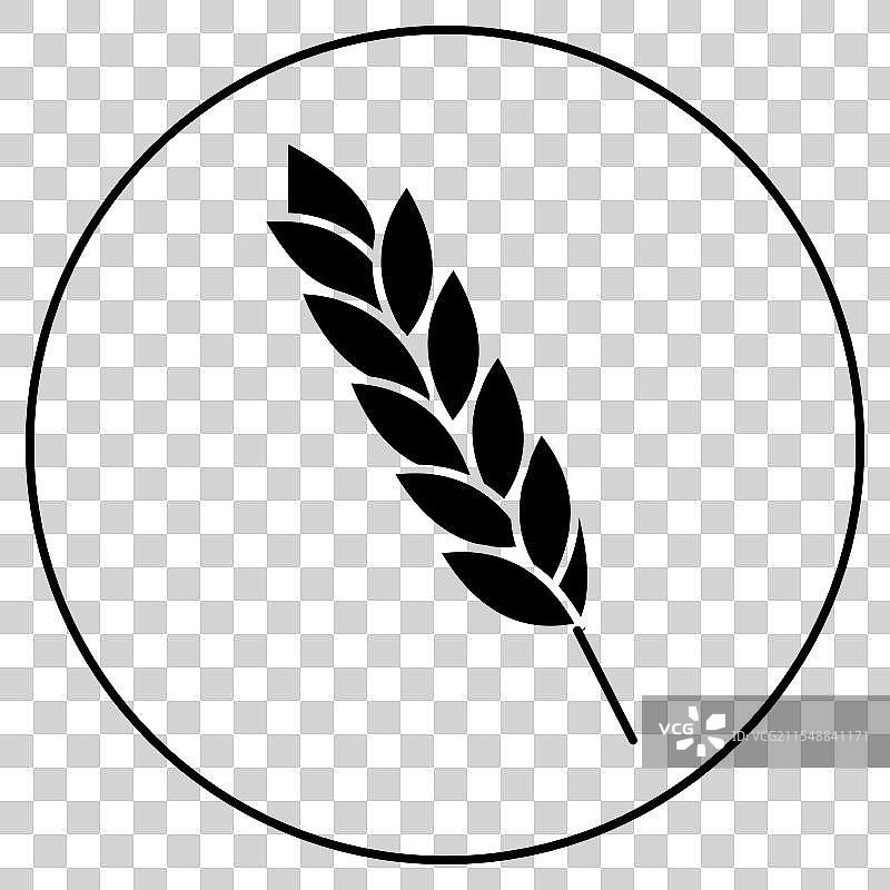 清洁环保无麸质标志图标设计图片素材