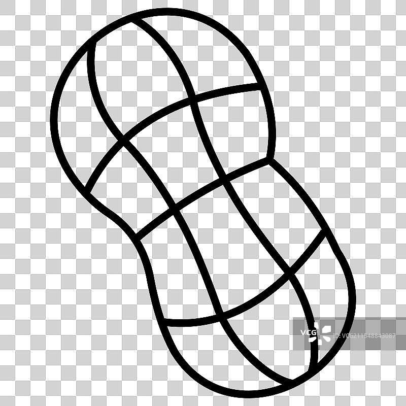 无花生有机食品安全图标设计图片素材