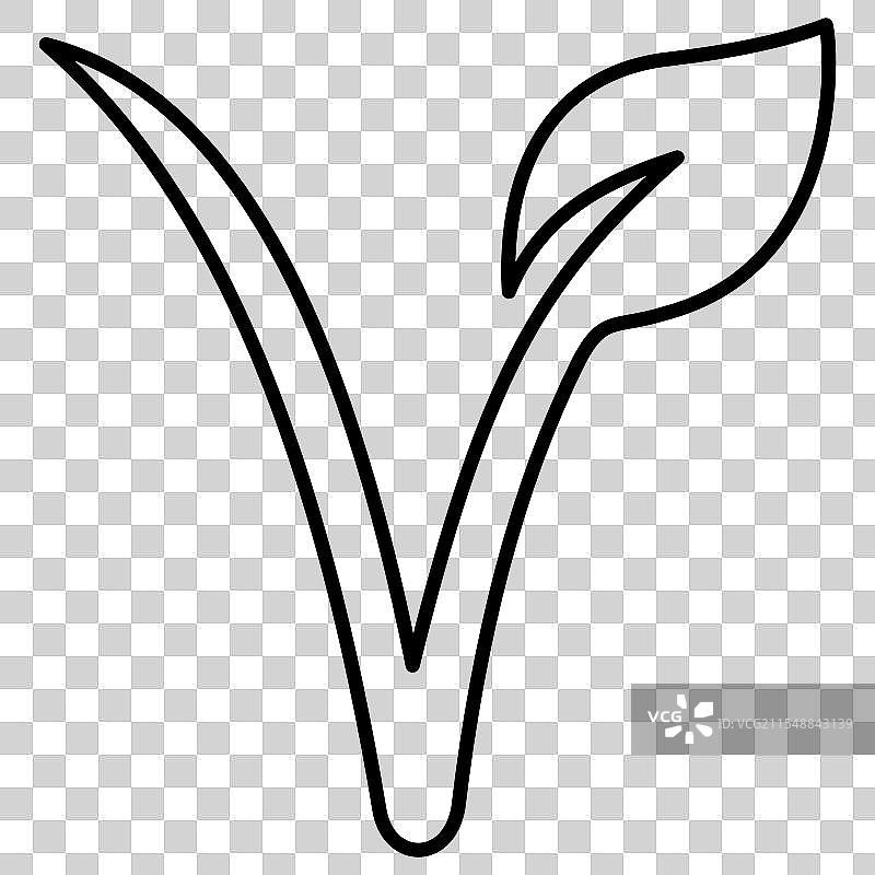 植物性饮食素食食品图标设计图片素材