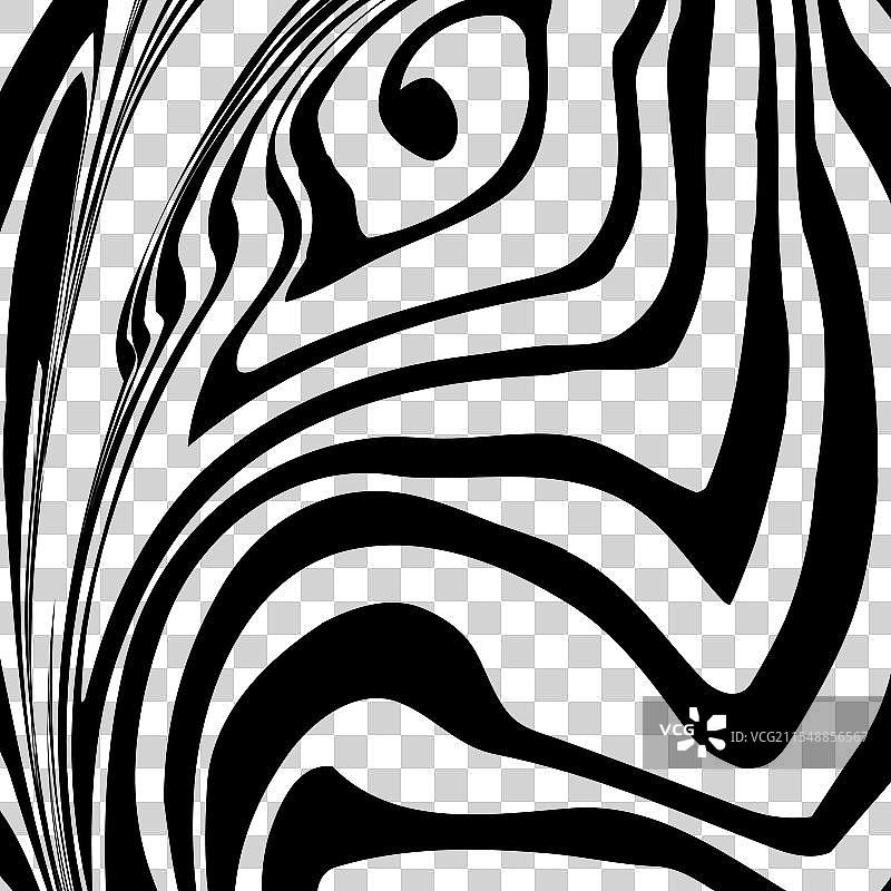 旋转的催眠黑白螺旋单色图案图片素材
