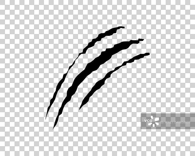 爪痕动物怪物标记设计图片素材