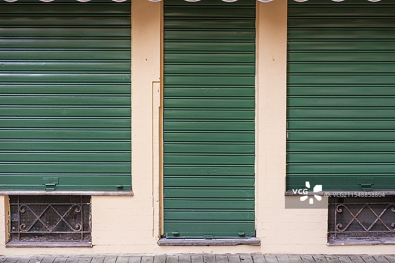 关闭的零售店，老尼斯，法国尼斯图片素材