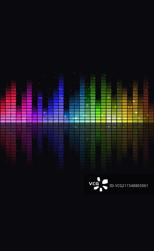 彩色音轨均衡器图片素材