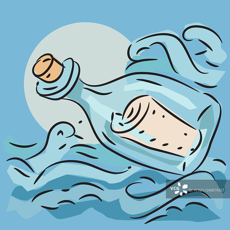 瓶中信图片素材