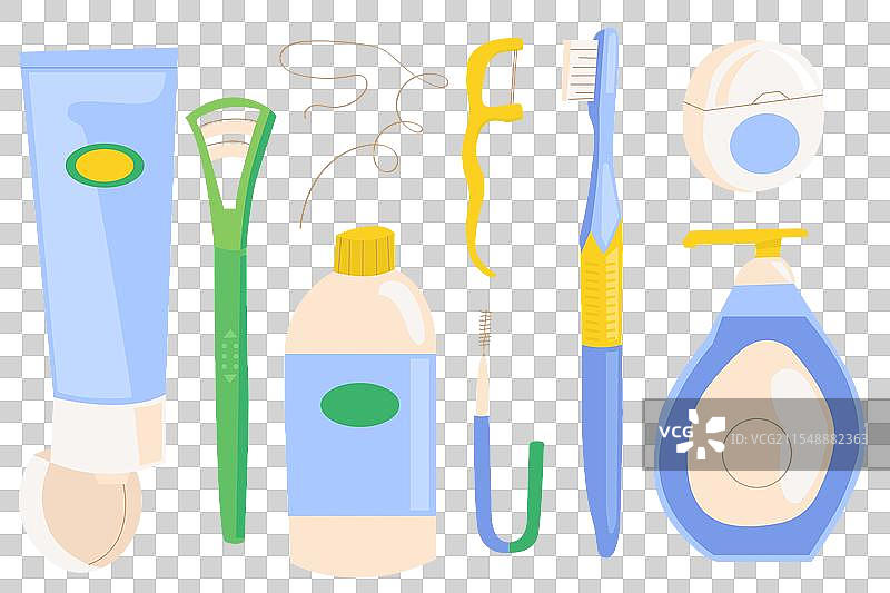 口腔卫生清洁工具图片素材