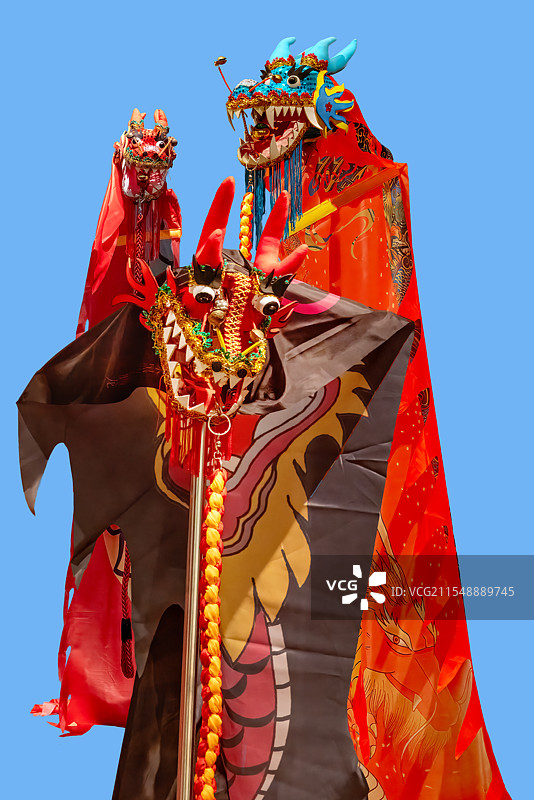 河南省民间艺术，漯河市，青龙舞图片素材