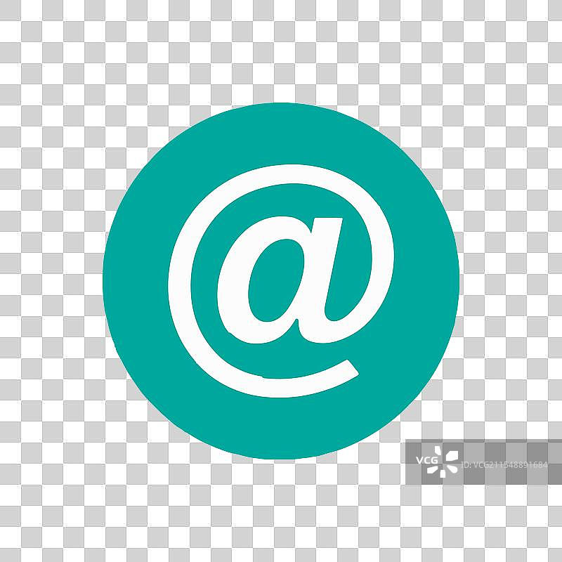 扁平风格的邮件信封图标图片素材