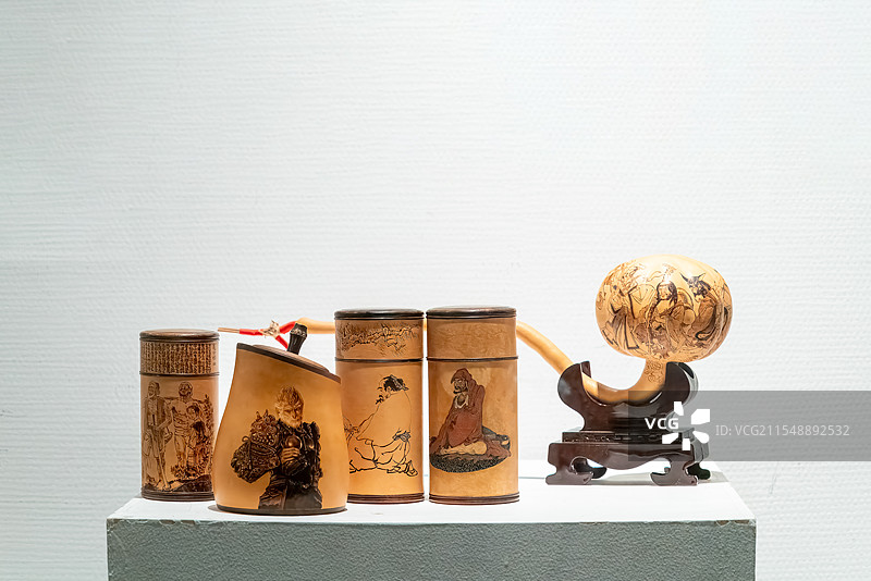 河南省民间艺术，济源市，烙画，葫芦图片素材