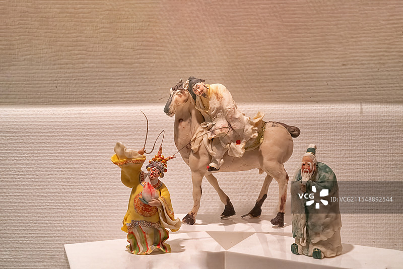 河南省民间艺术，面塑，历史人物，李白，孔子，孙悟空，李逵图片素材