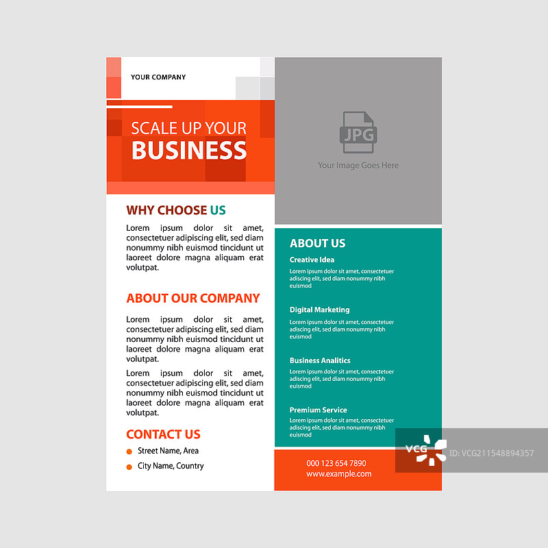 专业企业宣传单图片素材