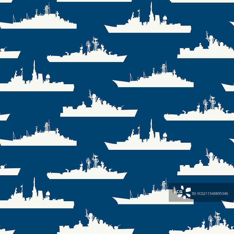 海军蓝色舰队上的海军舰艇图片素材