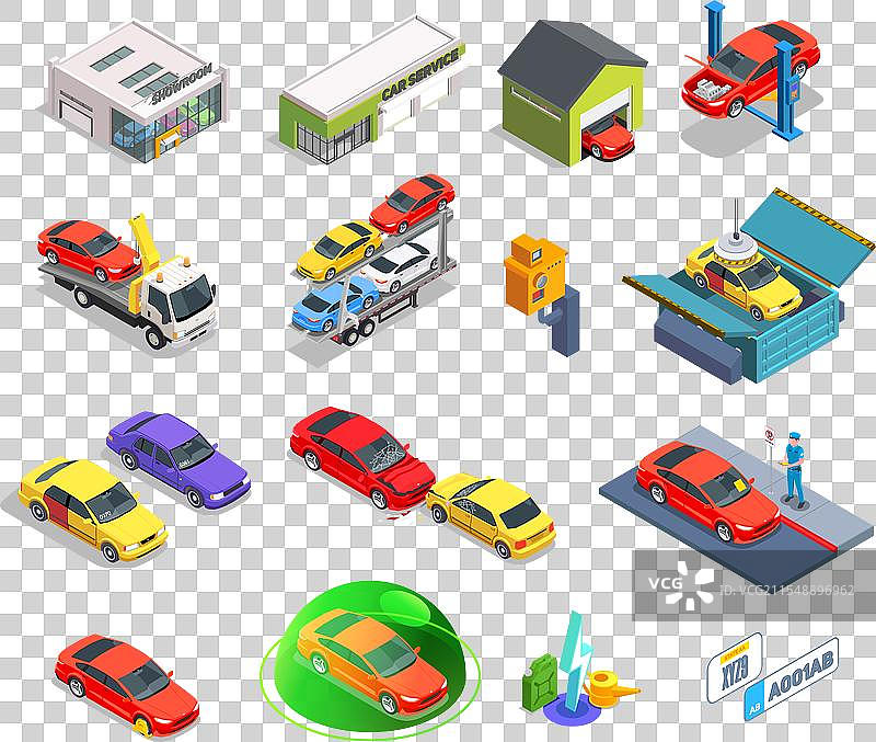 汽车使用图标集图片素材