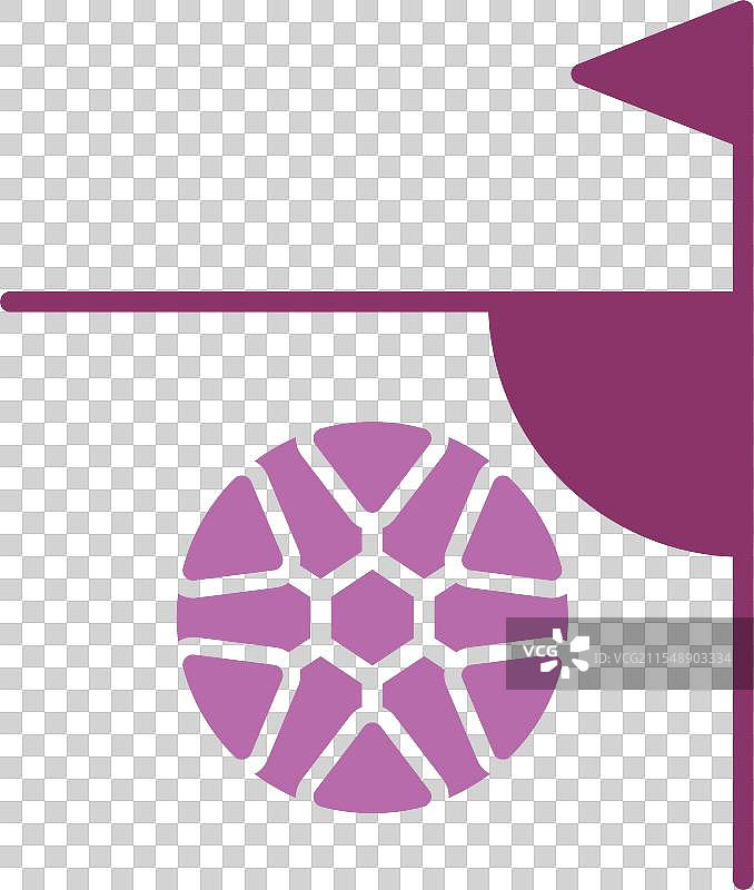 足球角球图标，两种颜色图片素材