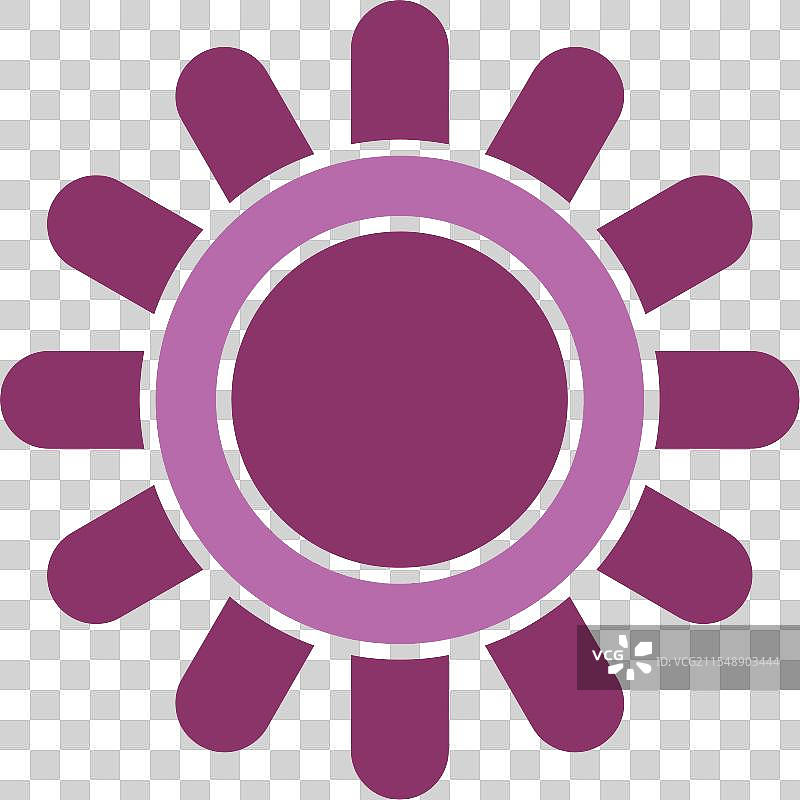 海胆图标，双色设计图片素材